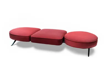 LUIZET - Modular fabric bench by La Manufacture - view 2